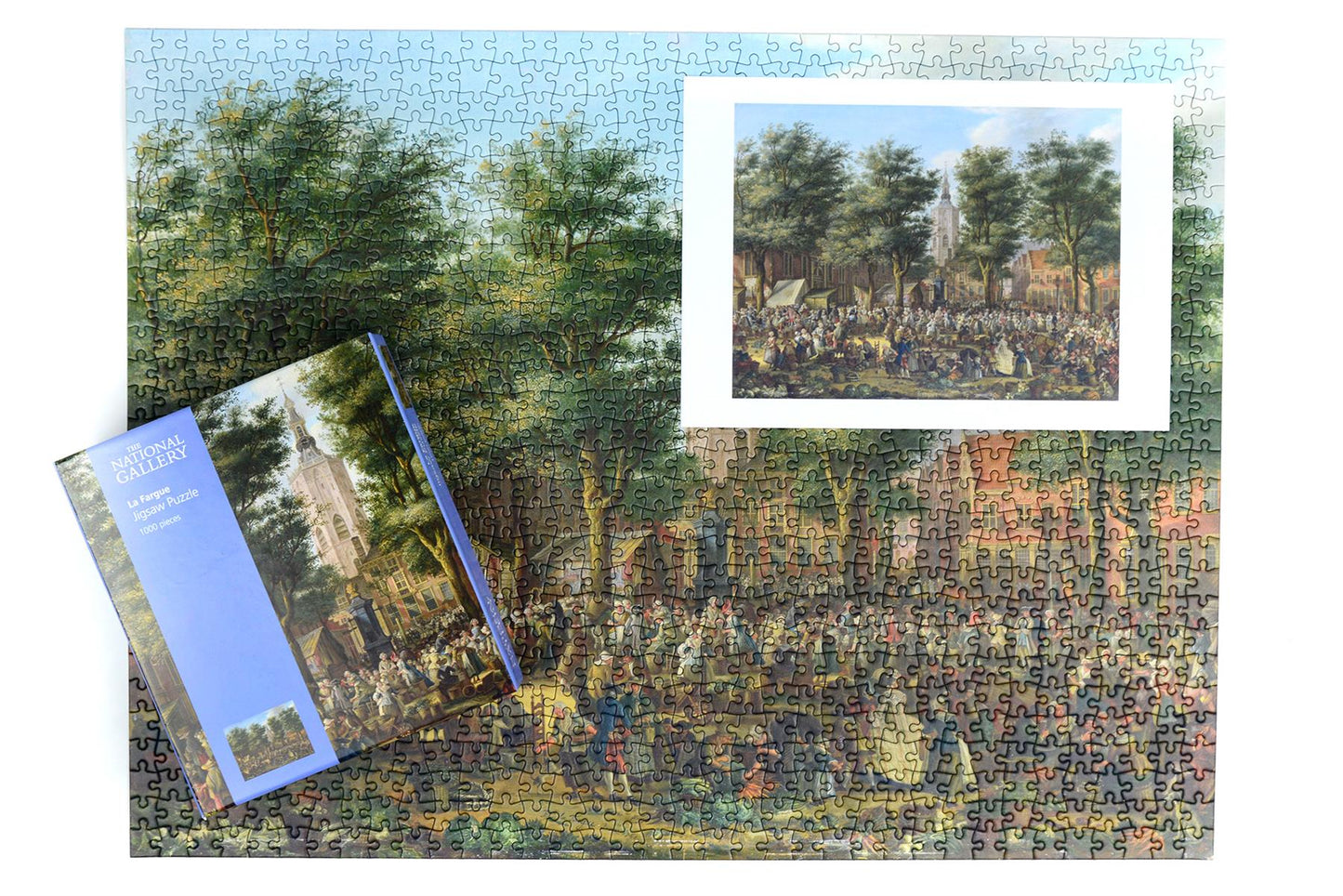 The Grote Markt at The Hague - National Gallery 1000 Piece Jigsaw Puzzle