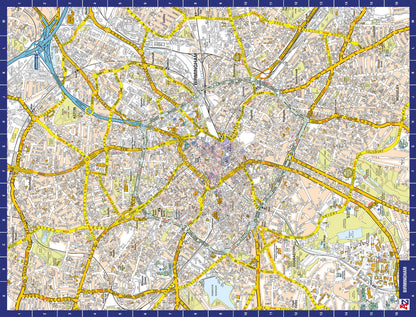 A to Z Map of  Birmingham 1000 Piece Jigsaw