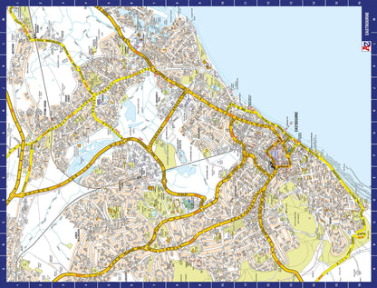 A to Z Map of  Eastbourne 1000 Piece Jigsaw