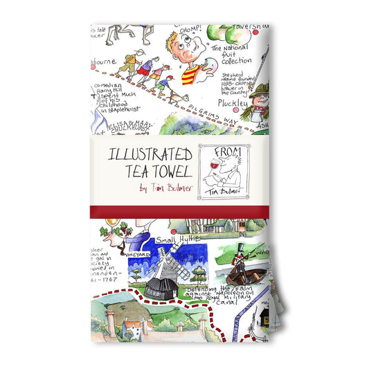 Tim Bulmer Illustrated Tea Towels Kent