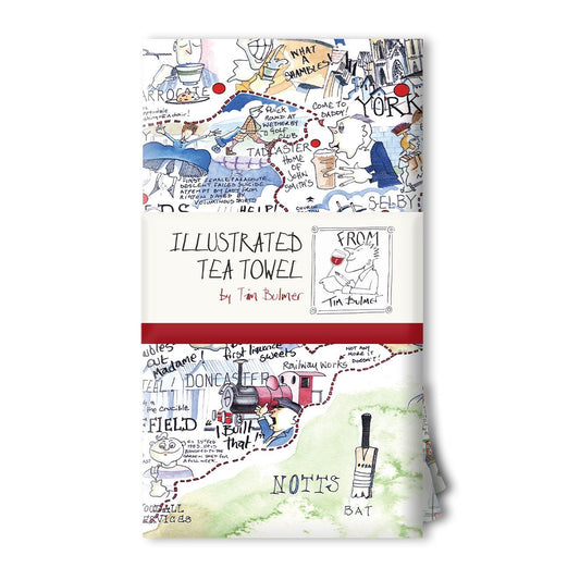 Tim Bulmer Illustrated Tea Towels Yorkshire