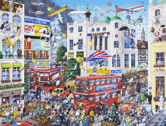 Mike Jupp I Love London 1000 Piece Jigsaw Puzzle