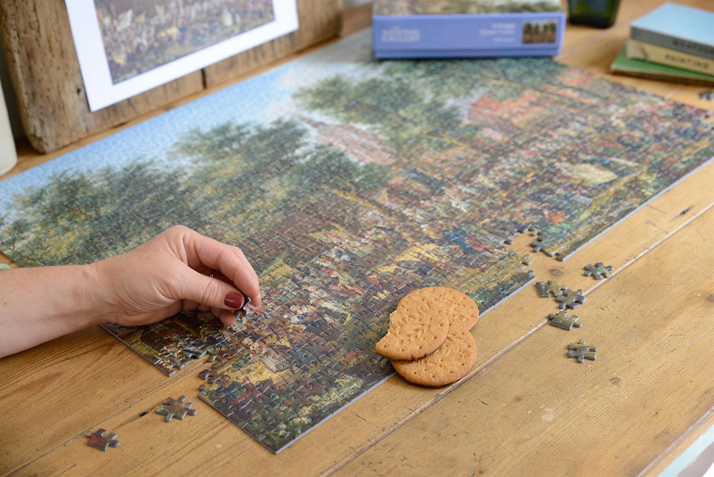 The Grote Markt at The Hague - National Gallery 1000 Piece Jigsaw Puzzle