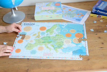 Prisoners of Geography Europe Map 500 Piece Jigsaw Puzzle