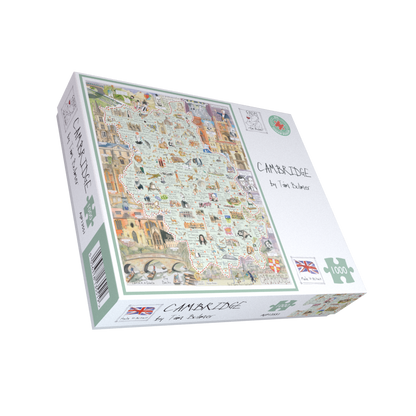 Tim Bulmer 'Map of Cambridge 1000 Piece Jigsaw Puzzle'