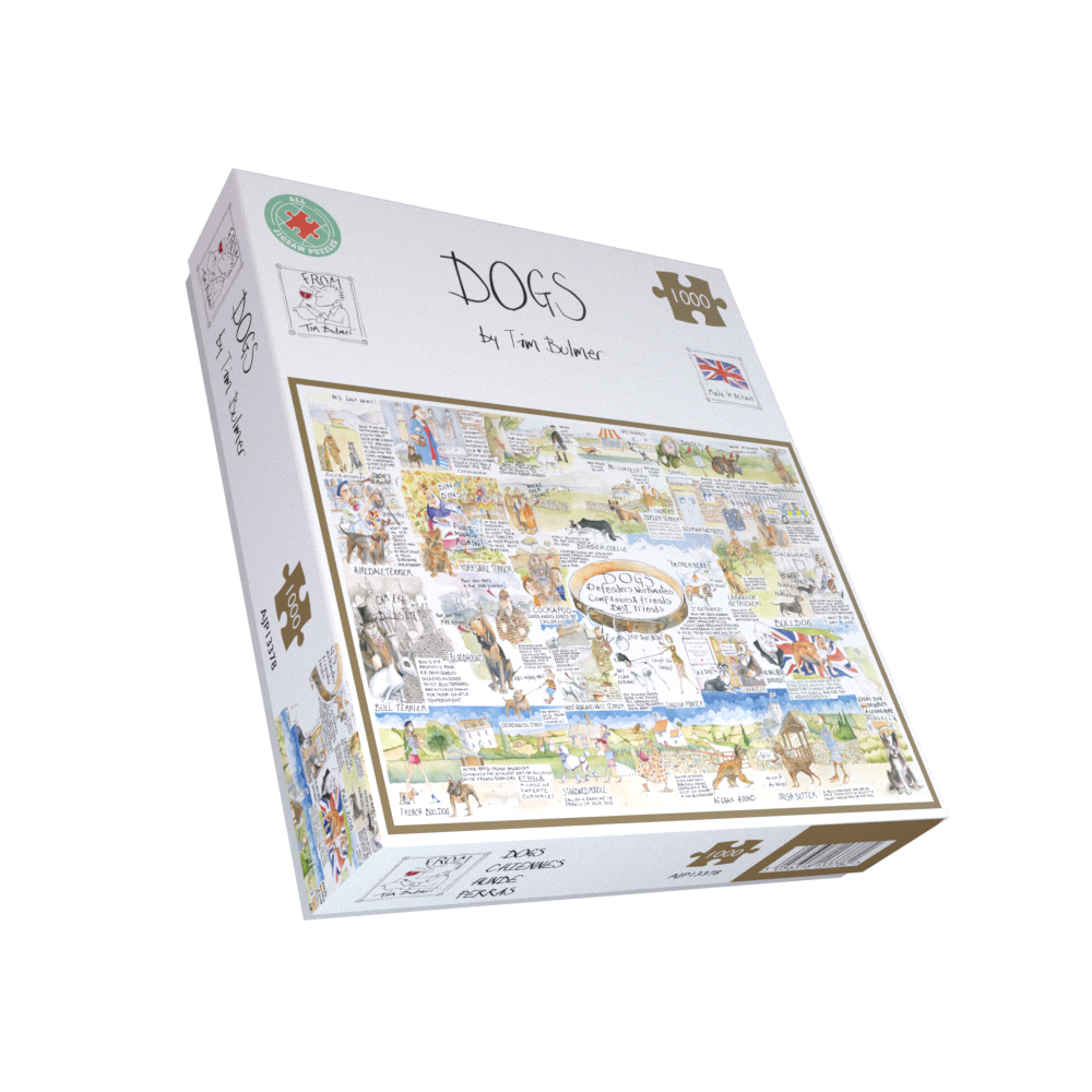 Dogs - Tim Bulmer 1000 piece jigsaw puzzle