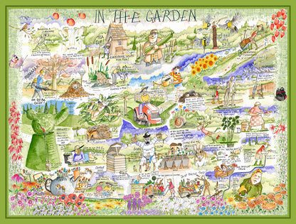 In The Garden - Tim Bulmer 1000 Piece Jigsaw Puzzle