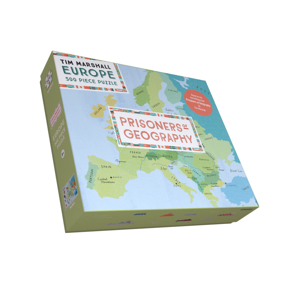 Prisoners of Geography Europe Map 500 Piece Jigsaw Puzzle