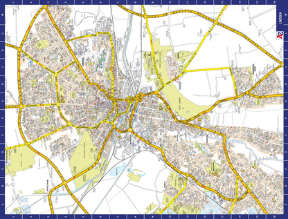 A to Z Map of  Lincoln 1000 Piece Jigsaw