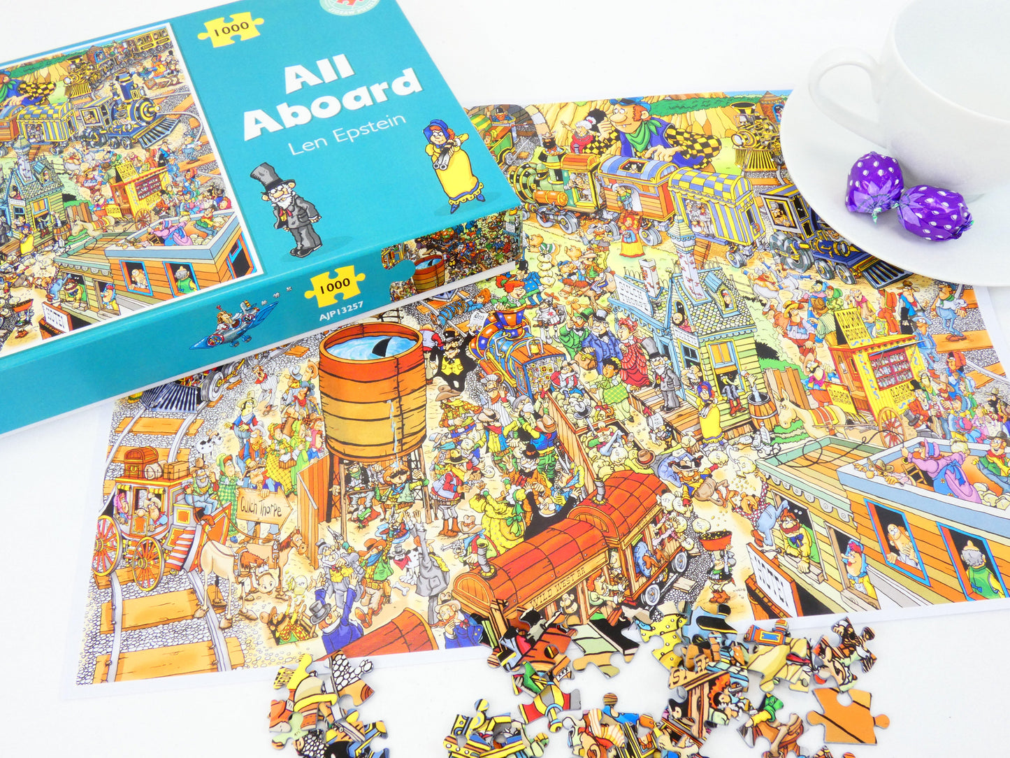 All Aboard - Len Epstein 1000 Piece Jigsaw Puzzle