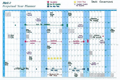 Perpetual Year Wall Planner