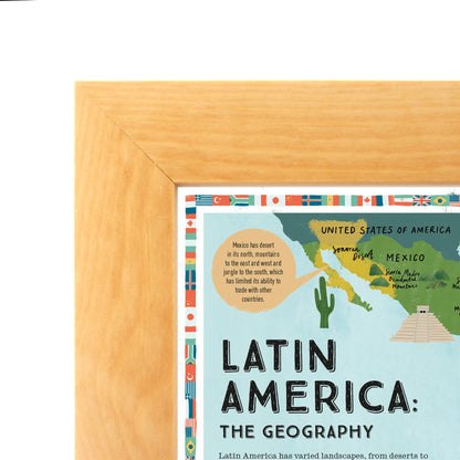 Prisoners of Geography Latin America Educational Wall Map