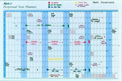 Perpetual Year Wall Planner