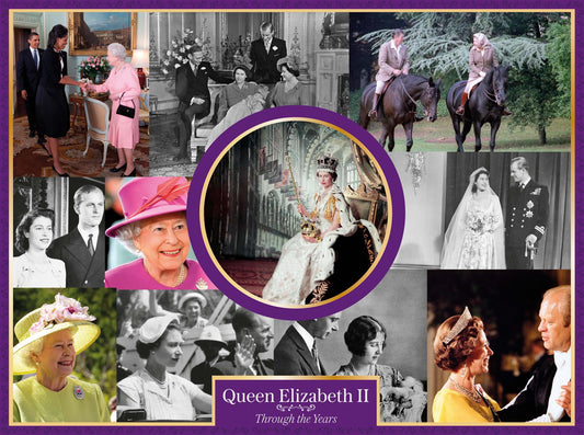 Queen Elizabeth II Through the Years 1000 Piece Jigsaw Puzzle