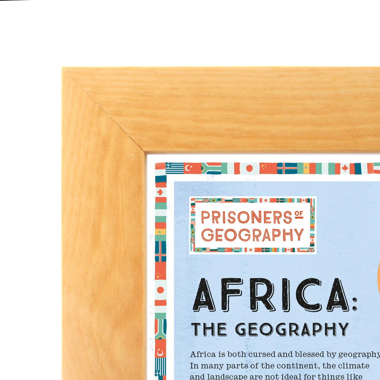 Prisoners of Geography Africa Educational Wall Map