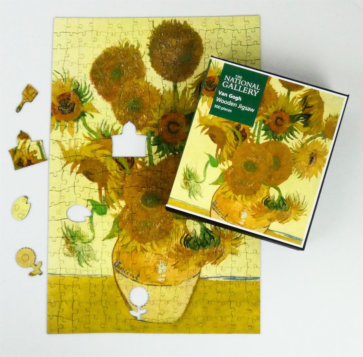 Sunflowers - National Gallery 300 Piece Wooden Jigsaw Puzzle