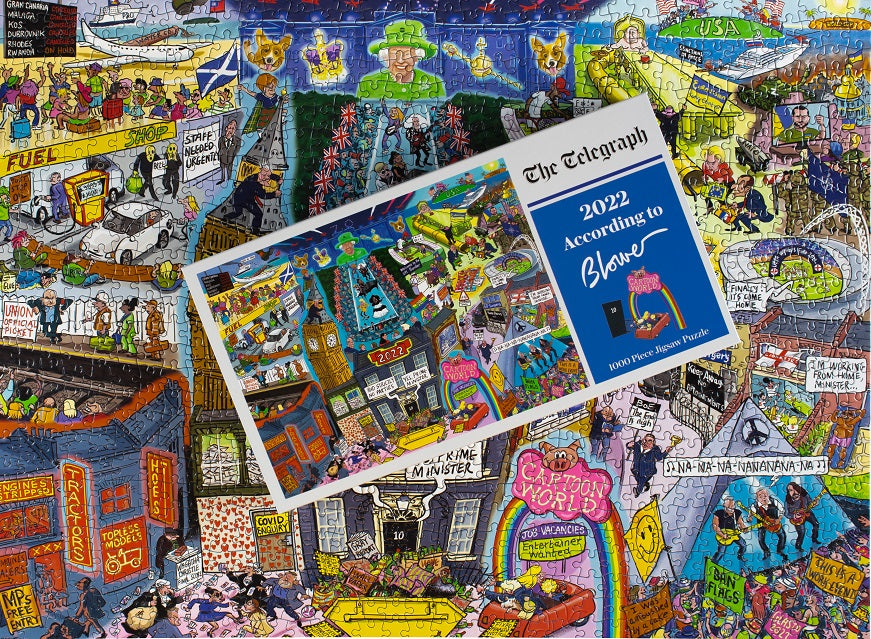 2022 According to Blower 1000 or 300 Piece Jigsaw Puzzle