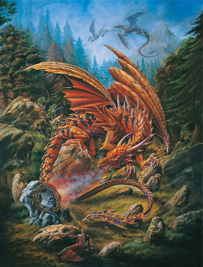 Dragons of the Runering 1000 Piece Jigsaw Puzzle