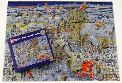 Mike Jupp I Love Christmas 1000 Piece Jigsaw Puzzle