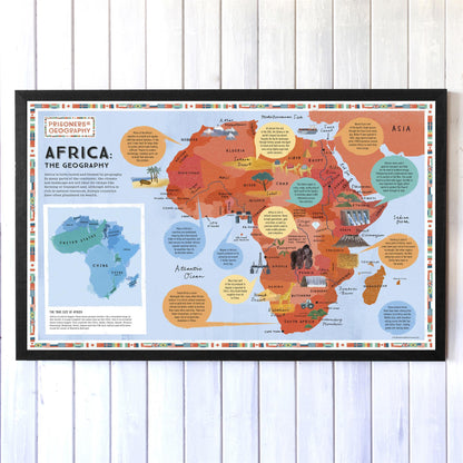 Prisoners of Geography Africa Educational Wall Map