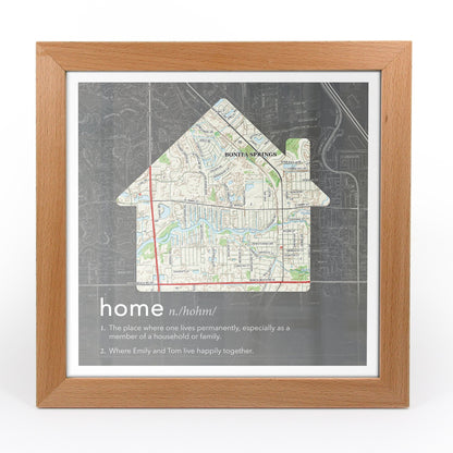 US Wall Art - Personalized Dictionary Definition US Map - Home