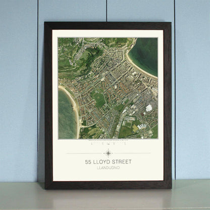 Wall Map - My Home Is Here - Personalised Wall Map