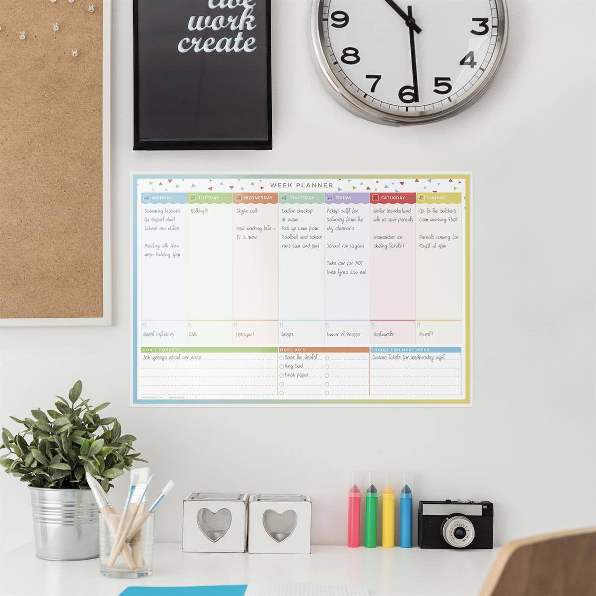 Wall Planner - Weekly Laminated Wall Planner